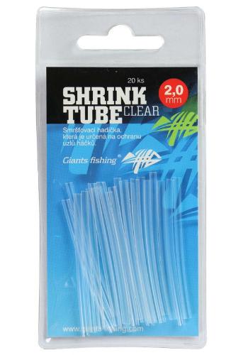 Giants fishing zmršťovacia hadička shrink tube clear 20 ks - 2,4 mm