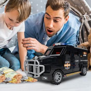 Pokladnička policajné auto SWAT