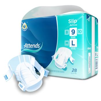 ATTENDS nohavičky absorbčná Slip Active 28 kusov stupeň 9 veľkosť L