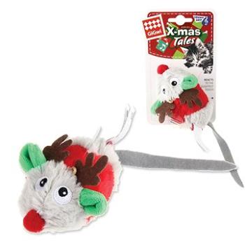Gigwi melody chaser vianočná myška so zvukovým čípom 19 cm (846295075107)