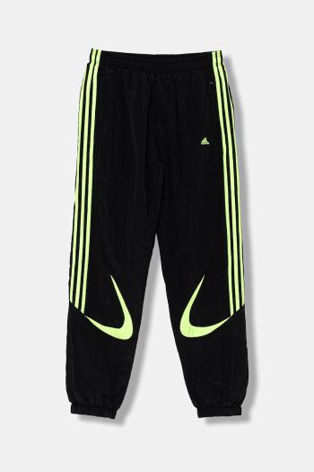 Detské tepláky adidas Originals čierna farba, vzorované, JY6321