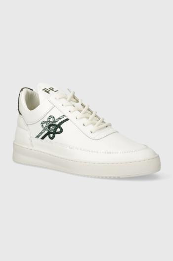 Kožené tenisky Filling Pieces Low Top Gowtu biela farba, 10133921901