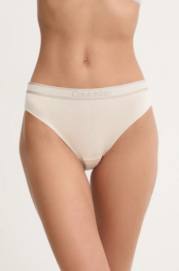 Nohavičky Calvin Klein Underwear béžová farba, 000QF7952E