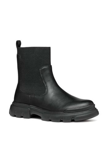 Detské čižmy Geox JUNETTE čierna farba, J46HVC.0BCNH