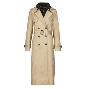 Ikks  TRENCH MI MOLLET COTON  Kabátiky Trenchcoat Béžová