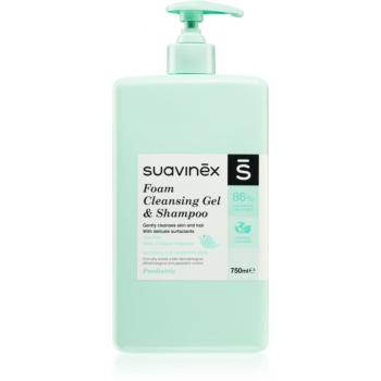 Suavinex Foam Cleansing Gel & Shampoo penový šampón pre deti od narodenia Baby Cologne 750 ml