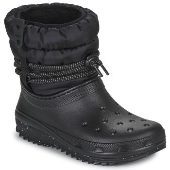 Crocs  CLASSIC NEO PUFF LUXE BOOT W  Obuv do snehu Čierna