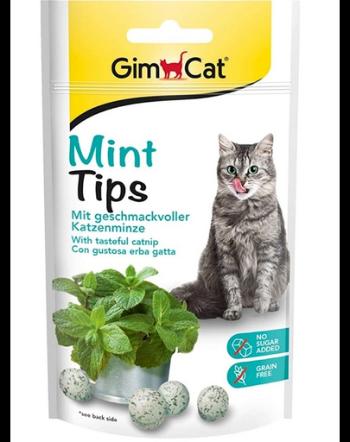 GIMCAT Tasty Tabs MintTips 40 g Recompense cu iarbamatei, pentru pisici