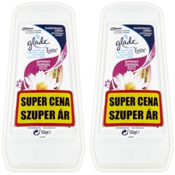 GLADE osviežovač vzduchu Gél Pure Clean Japonská záhrada duo pack 2 x 150 g