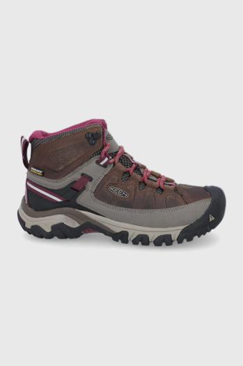 Topánky Keen Targhee III 1018178-Weiss.boy, dámske, hnedá farba