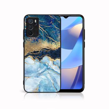 MY ART Ochranný obal  Oppo A16 / A16s BLUE MARBLE (141)