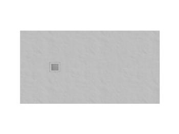 Sprchová vanička obdĺžniková Ravak Slate Pro 160x90 cm liaty mramor smoke grey XA03S73O010
