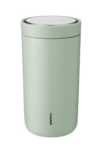 Termo hrnček Stelton To Go Click 200 ml zelená farba