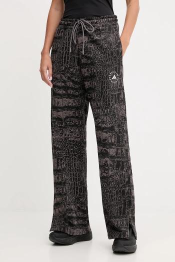 Tepláky adidas by Stella McCartney čierna farba, vzorované, JN2216