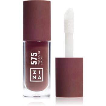 3INA The Color Lip Oil hydratačný olej na pery odtieň 575 - Coffee brown, sheer 4 ml