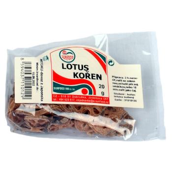 SUNFOOD Lotus koreň sušený 20 g