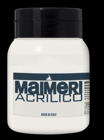 MAIMERI ACRILICO - Akrylové farby 009 - mixing white, 0,5 L