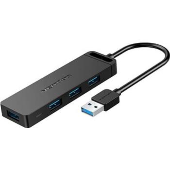 Vention 4-Port USB 3.0 Hub with Power Supply 0,5 m Black (CHLBD)