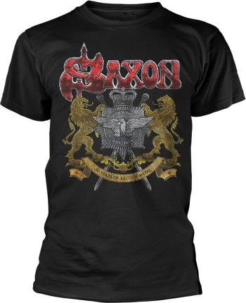 Saxon Tričko 40 Years Black S