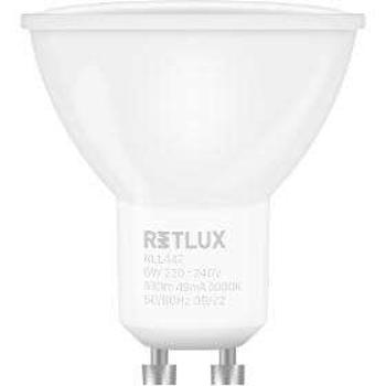 Retlux LED Spotlámpa - GU10 - 6W - Melegfehér