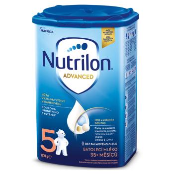 NUTRILON 5 Advanced Pokračovacie detské mlieko od 36.mesiaca 800 g