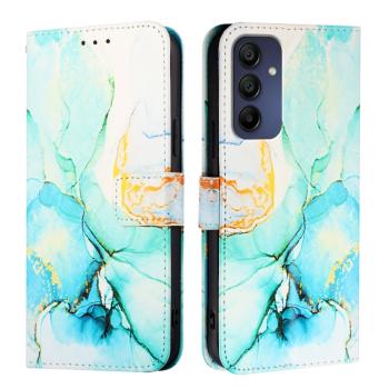 ART MARBLE Peňaženkový kryt pre Samsung Galaxy A16 / A16 5G GREEN