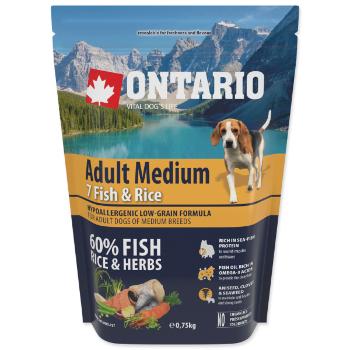 Ontario Adult Medium Fish & Rice 0,75kg