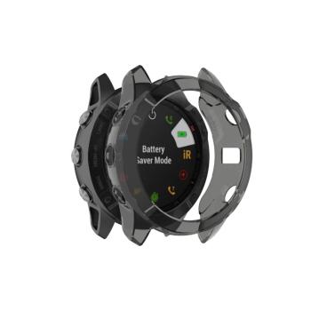 TPU HALF COVER Kryt pre Garmin Fenix 6X / 6X Pro čierny