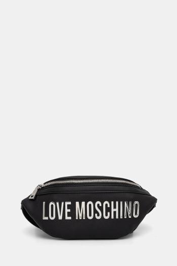 Ľadvinka Love Moschino čierna farba, JC4195PP1