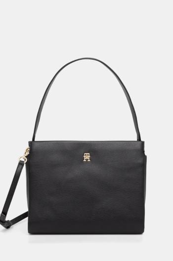 Kabelka Tommy Hilfiger čierna farba, AW0AW17173