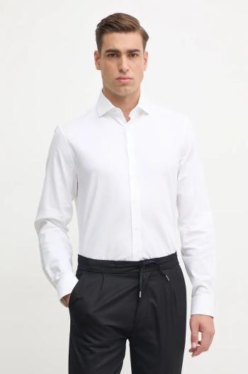 Košeľa Calvin Klein pánska, biela farba, regular, s klasickým golierom, K10K113546