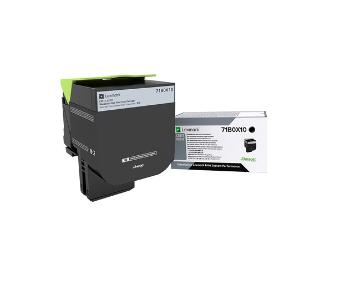 Lexmark 71B0X10 čierny (black) originálny toner