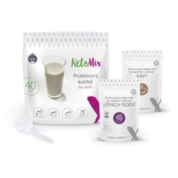 KETOMIX Proteínový koktail káva + lesné plody 30 g x 40 porcií