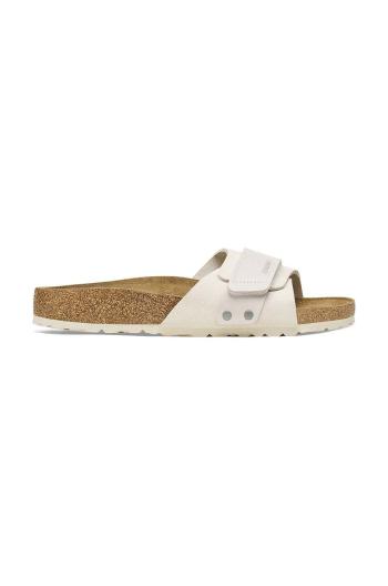 Semišové šľapky Birkenstock Oita dámske, šedá farba, 1024226