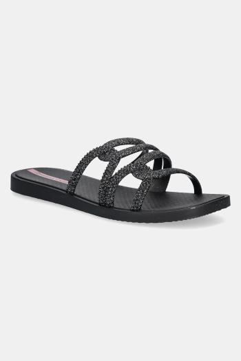 Šľapky Ipanema SOLAR GLOW S dámske, čierna farba, 27286-BB957