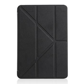 LEATHER Zaklápací obal Apple iPad Mini 4 / Mini 5 (2019) čierny