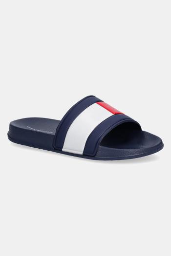 Šľapky Tommy Hilfiger tmavomodrá farba, T3X0-33915