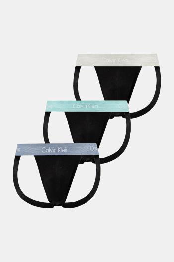 Jocksy Calvin Klein Underwear 3-pak čierna farba, 000NB3363A