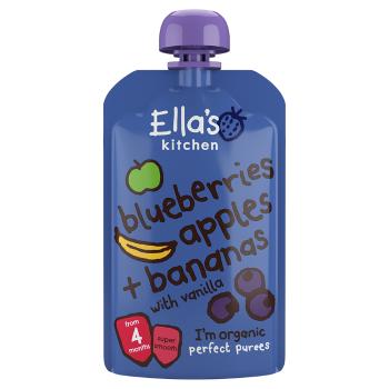 ELLA'S KITCHEN Jablko, čučoriedka a banán BIO 120 g