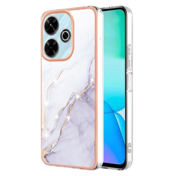 IMD MARBLE Ochranný kryt pre Xiaomi Redmi 13 WHITE