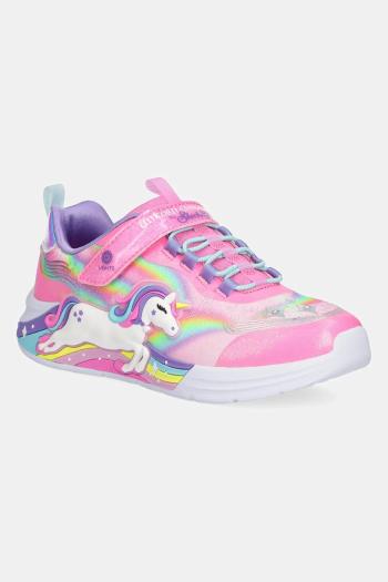 Tenisky Skechers UNICORN CHASER ružová farba, 302298L
