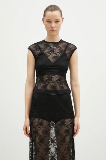Top KSUBI Slim dámsky, čierna farba, WPS25FT003