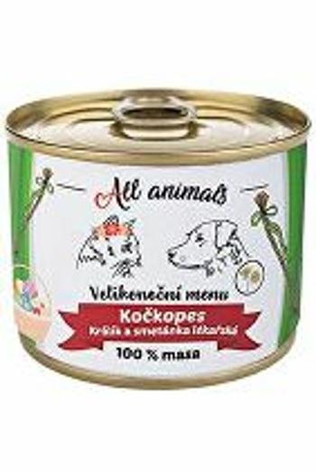 Všetky zvieratá catkopes Veľkonočné menu králik+krém 200g + Množstevná zľava