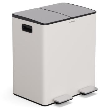 Klarstein EcoVista, odpadkový kôš s kompostérom, 40 l + 3 l/kôš + kompostér, Soft-Close