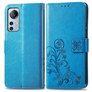 ART Peňaženkový kryt Xiaomi 12 Lite FLOWERS modrý