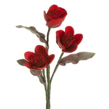 ArtFir Umelý kvet FLORE 518 | červená 63 x 20 cm