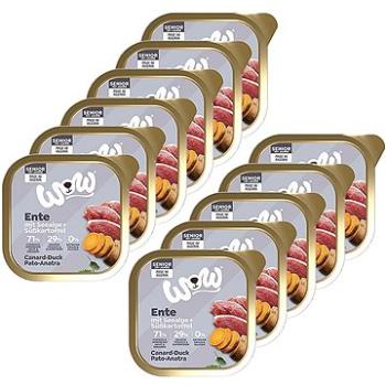 Wow, paštéka, kačka s batatmi Senior 11 × 150 g (9120063683055)