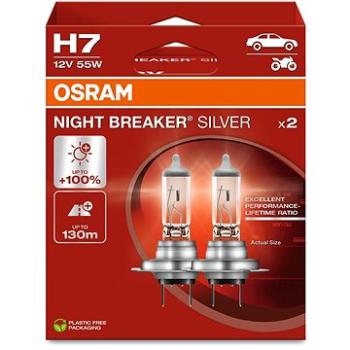 OSRAM H7 Night Breaker SILVER +100%, 2ks (64210NBS-HCB)