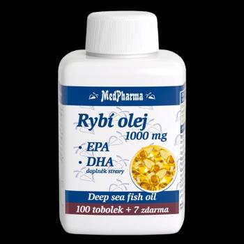 MEDPHARMA Rybí olej 1000 mg - EPA + DHA 107 tobolek