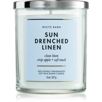 Bath & Body Works Sun-Drenched Linen vonná sviečka 227 g
